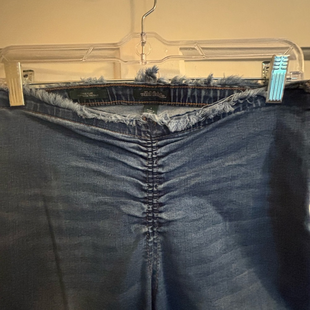 Wild fable low rise Distressed Blue Denim - Picture 2 of 5